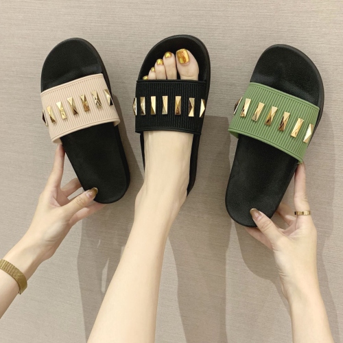 個性的なデザイン ファッション 丸トゥ フラットヒール 春夏 キック サンダル