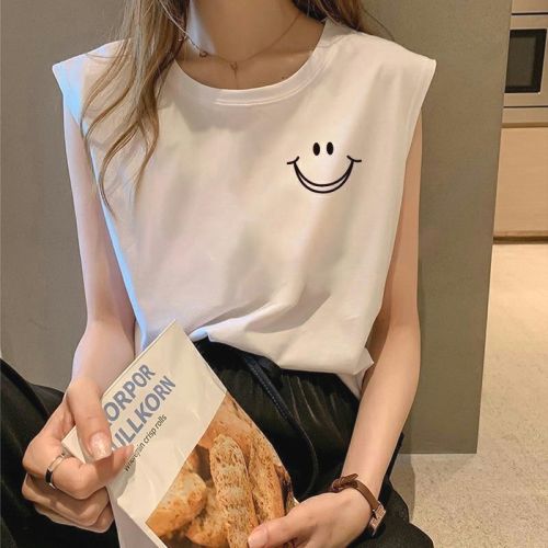 人気集中アイテム シンプル プリント ラウンドネック フリル袖 Tシャツ