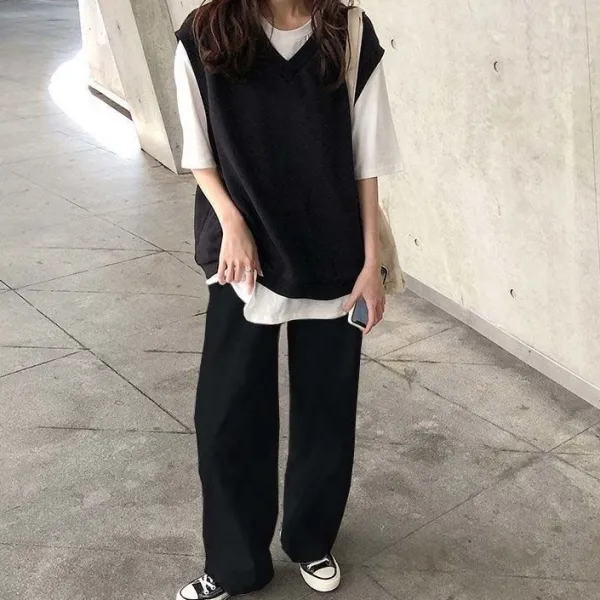 【3 点セット】楽ちんキレイ！美人見えセットアップ(S～2XL) ベルーナ 秋コーデ 春 夏 秋 レディースファッション ミセス 大人 秋 ひんやり 体型カバー