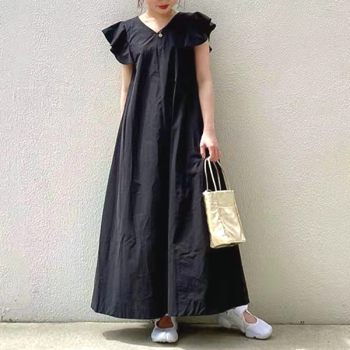 新作  ゆったり  フリル  ノースリーブ  ロング  夏  特集ページ一覧