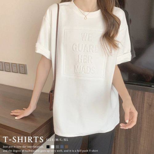 レディーストップスTシャツ夏ｔシャツ半袖トップスプルオーバーリラックス春夏体型カバーオーバーサイズきれいめ大人ゆったりシンプルおしゃれカジュアル通勤40代30代20代お呼ばれデート