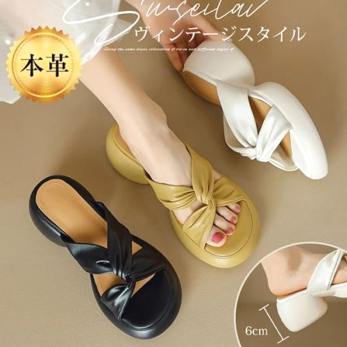 ファッション  着心地良い  ピープトウ  チャンキーヒール  楽天の同款