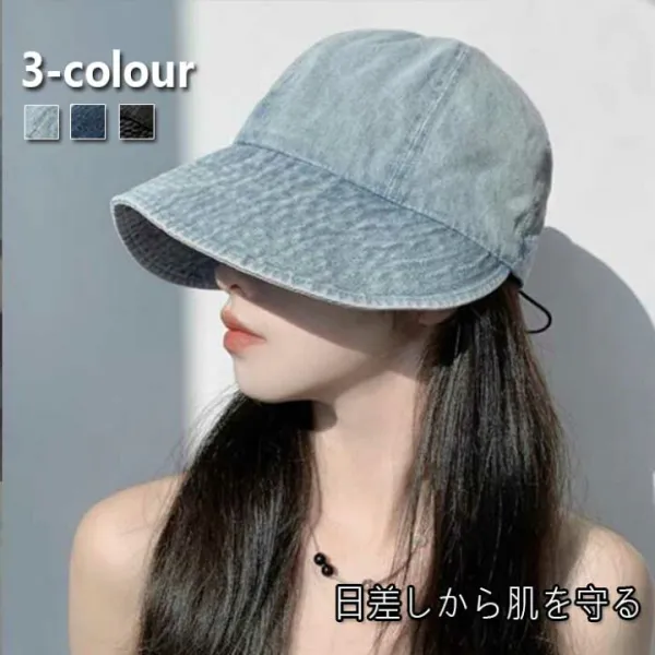 新作帽子春夏レディース帽子デニム帽子バケットハット春夏ハットコットン帽子レディースキャップ春帽子おしゃれ可愛い帽子小顔効果抜群遮光四季帽子おしゃれ洗えるカジュアルお出かけ大人帽子オシャレ通勤通勤学日常デート通気