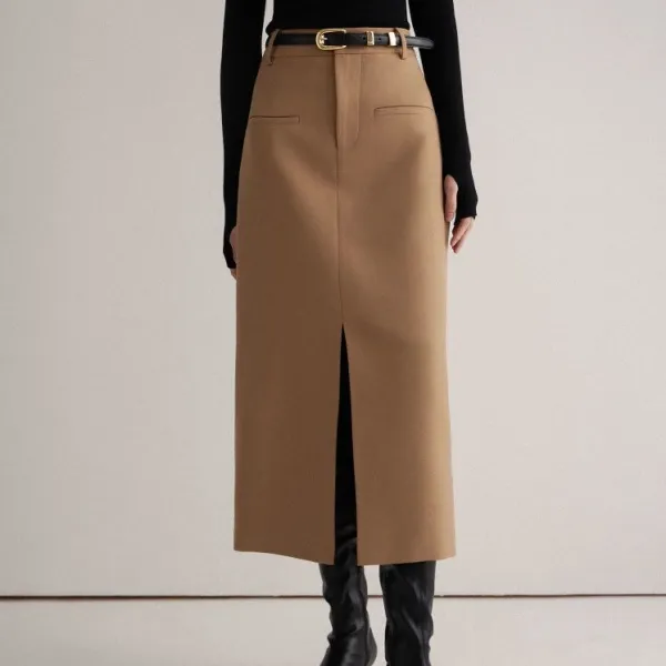 No.1 人気商品 スリット ビジネス タイト Aライン 無地 エレガント スカート fashion ootd カジュアルコーデ ファッション コーディネート 今日のコーデ coordinate トレンドコーデ 着回しコーデ 大人コーデ 大