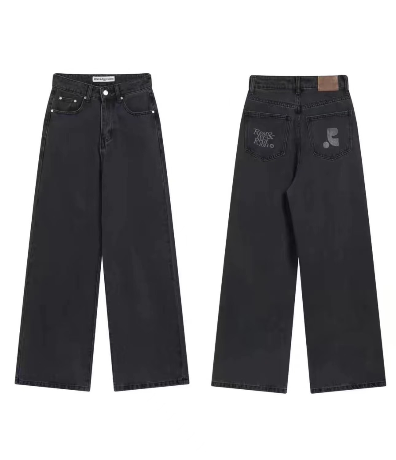 ブラック ロングパンツ