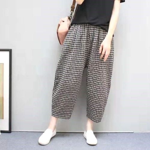 今季トレンド 切り替え ハイウエスト チェック柄 アンクル丈 シンプル カジュアルパンツ fashion ootd カジュアルコーデ ファッション コーディネート 今日のコーデ coordinate トレンドコーデ 着回しコーデ 大人コーデ