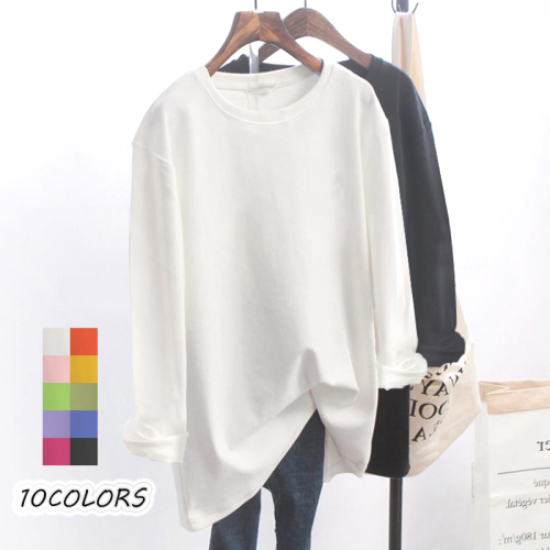 雑誌に掲載された 無地 プルオーバー 長袖 ラウンドネック シンプル Tシャツ fashion ootd カジュアルコーデ ファッション コーディネート 今日のコーデ coordinate トレンドコーデ 着回しコーデ 大人コーデ 大人可愛