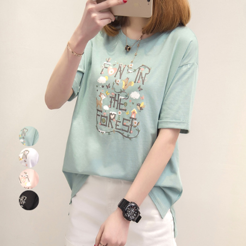絶対欲しいカジュアルスリットプルオーバープリントTシャツファッションcoordinateカジュアルコーデコーディネート今日のコーデ大人コーデレディースfashionootd春コーデ春服