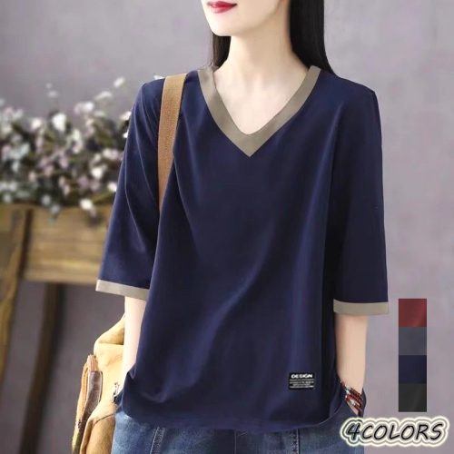 女性に大人気五分袖カジュアルTシャツファッションcoordinateカジュアルコーデコーディネート今日のコーデ大人コーデレディースfashionootd春コーデ春服
