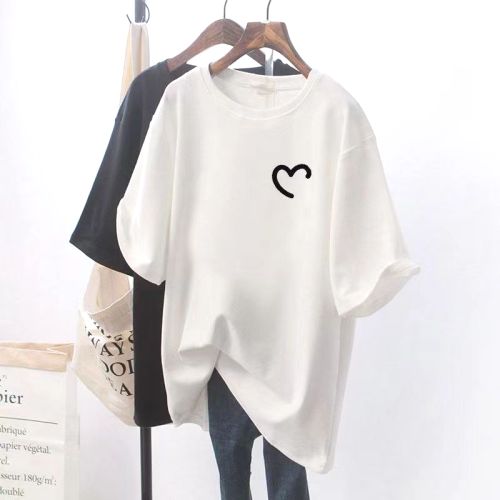 人気商品再入荷 シンプル 定番 カジュアル 体型カバー コーディネート自在 プリント Tシャツ