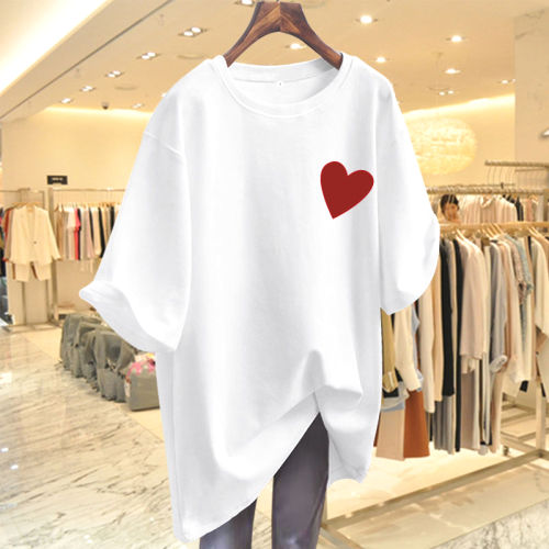 定番シンプル カジュアル 着痩せ コーディネート自在 体型カバー プリント Tシャツ