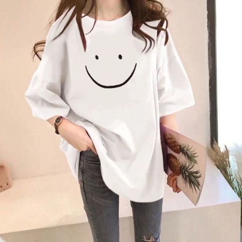 『大人が着たいアイテム』 ラウンドネック プリント アルファベット 半袖 プルオーバー シンプル Tシャツ
