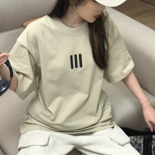 Tシャツ  プリント  半袖  ゆったり  L  S  レディース