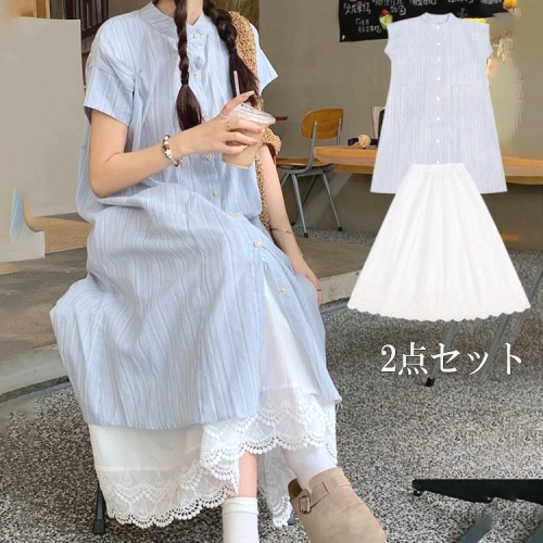 カジュアル  新作  ゆったり  ワンピース
