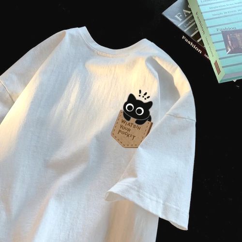 新商品＆再入荷 半袖 ラウンドネック プリント プルオーバー モード Tシャツ