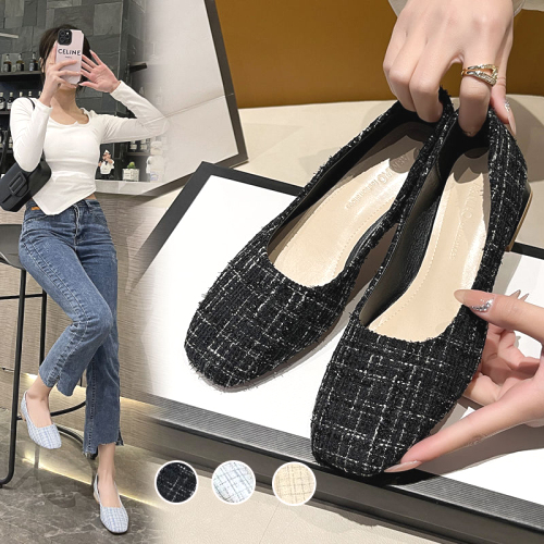 絶対欲しい エレガント チェック柄 スクエアトゥ ローヒールパンプス fashion ootd カジュアルコーデ ファッション コーディネート 今日のコーデ coordinate トレンドコーデ 着回しコーデ 大人コーデ 大人可愛い 大人フ