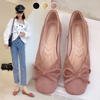 絶対可愛い シンプル 無地 丸トゥ リボン付き フラットシューズ fashion ootd カジュアルコーデ ファッション コーディネート 今日のコーデ coordinate トレンドコーデ 着回しコーデ 大人コーデ 大人可愛い 大人ファッ