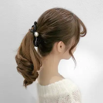 デザイン性抜群 Basic日常簡約 シンプル 配色 不規則形 ビーズ スウィート レトロ ヘアピン fashion ootd カジュアルコーデ ファッション コーディネート 今日のコーデ coordinate トレンドコーデ 着回しコーデ 