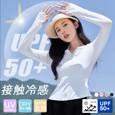 接触冷感 UVカット UPF50+ ラッシュガード 日焼け止め 涼しい 滑らか 速乾 指穴 紫外線対策 夏 体型カバー 通気性抜群 UVパーカー