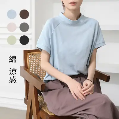 Tシャツ  コットン  半袖  どんなスタイルにも合う  スリット  夏服  デザイン  コットン100%  おしゃれ / ファッション  日本風  デザイン性  レディース  トップス