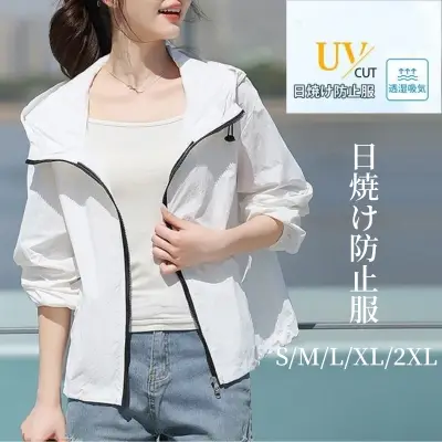 トレンドアイテム UVカット 日焼け防止服 カジュアル ジャケット