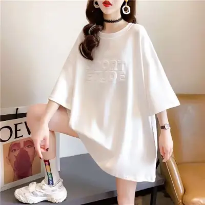 No.1 人気商品 プリント ラウンドネック アルファベット 半袖 プルオーバー カジュアル Tシャツ
