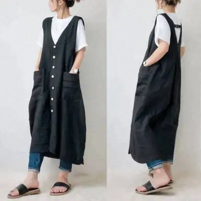 ワンピース  ノースリーブ  夏服  なし  新作  日本風