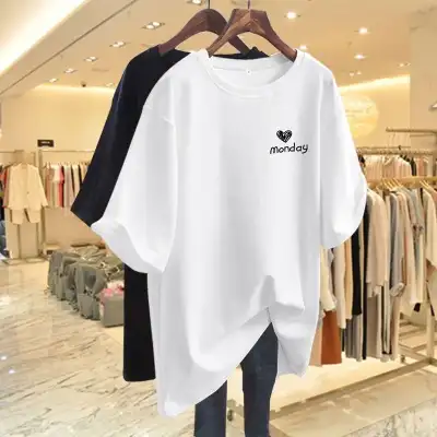 快適な生地 プリント アルファベット 半袖 ラウンドネック ファッション Tシャツ 大人 ootd 夏コーデ 夏服 レディース ファッション 20代 30代 40代 50代 カジュアル コーディネート トレンド 着回し