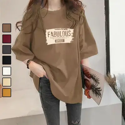 新商品＆再入荷半袖アルファベットプルオーバーラウンドネックプリントファッションTシャツコーディネートカジュアルファッション着回しootd夏コーデ夏服レディース20代30代40代50代
