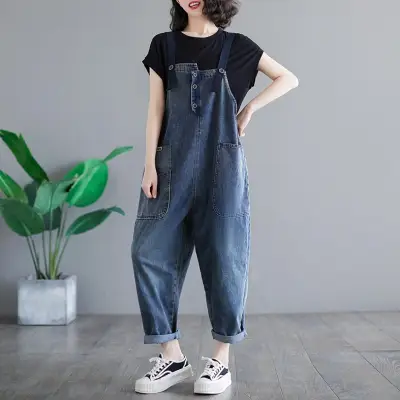 絶対欲しい ボタン ロング丈 平日 切り替え 無地 カジュアル オーバーオール 大人 ootd 夏コーデ 夏服 レディース ファッション 20代 30代 40代 50代 カジュアル コーディネート トレンド 着回し