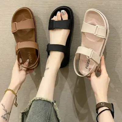 ファッション ワンシェイプバックル PU サンダル