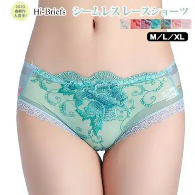上品な花柄レースがSEXYなプレーンショーツ