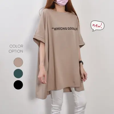 3カラー展開 大流行新作 無地 半袖 プリント アルファベット ラウンドネック ファッション Tシャツ 大人 ootd 夏コーデ 夏服 レディース ファッション 20代 30代 40代 50代 カジュアル コーディネート トレンド 着回し