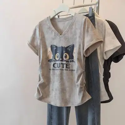 絶対流行 カジュアル プルオーバー 半袖 Tシャツ 大人 ootd 夏コーデ 夏服 レディース ファッション 20代 30代 40代 50代 カジュアル コーディネート トレンド 着回し
