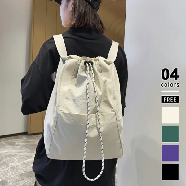 2wayバッグ ドロストバッグ ナップサック 肩掛けトートバッグ