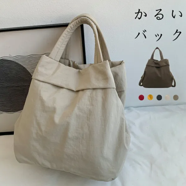 短納期！ショルダーバッグ トートバッグ レディース 斜めがけ バッグ 大容量 軽い 斜めがけトート ナイロン トート ショルダー バッグ 2way 鞄 かばん カバン 通勤バッグ 大人