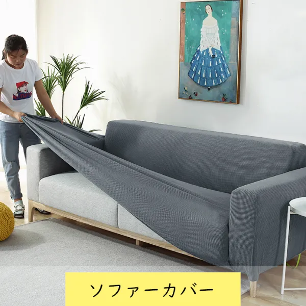 新生活が始まるins北欧風個性的なデザインナチュラルフリル付き洗える汚れ防止ソファーカバー