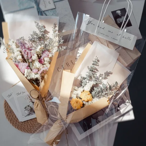 上品さたっぷりドライフラワーユーカリかすみ草卒業祝い入学祝い誕生日記念日枯れない花ギフトお祝い贈り物15タイプ花束