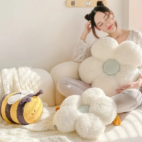 柔らかくて優しい印象柔らかい花柄シンプルふんわり優しい感触洗えるソファークッション
