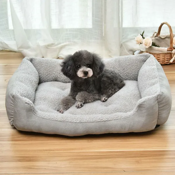 人気を独占中♡ペットクッション犬猫用ペットベッド5色ふわふわ寒さ対策ぐっすり眠る滑り止めペット用品ペット寝具