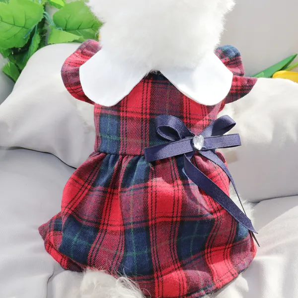 ペット用品春夏お姫様洋服速乾着脱簡単犬服ドレススカートお散歩お出かけドッグウェアペットウェア