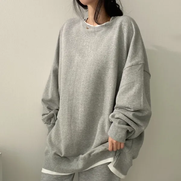 ブラウス 長袖tシャツ 長袖トップス ロングtシャツ カットソー お尻が隠れる 無地 通気性 通勤 きれいめ 抜け感 ゆったり 着回し 着痩せ 20代 30代 40代 50代 送料無料