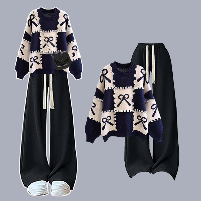ブラックワイドパンツ/単品
