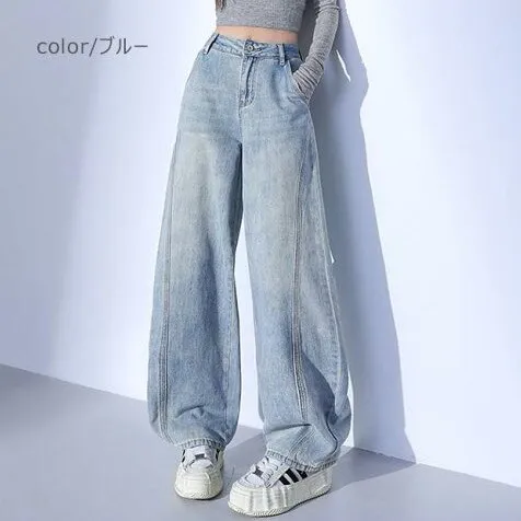 ロングパンツ カーブ 脚長効果 美脚効果 ポケット付き 動きやすい ロング丈 春 夏 ジーンズ 細身 可愛い 細見え 高見え 着回し 通勤 通学 ビジネス ベージュ 送料無料