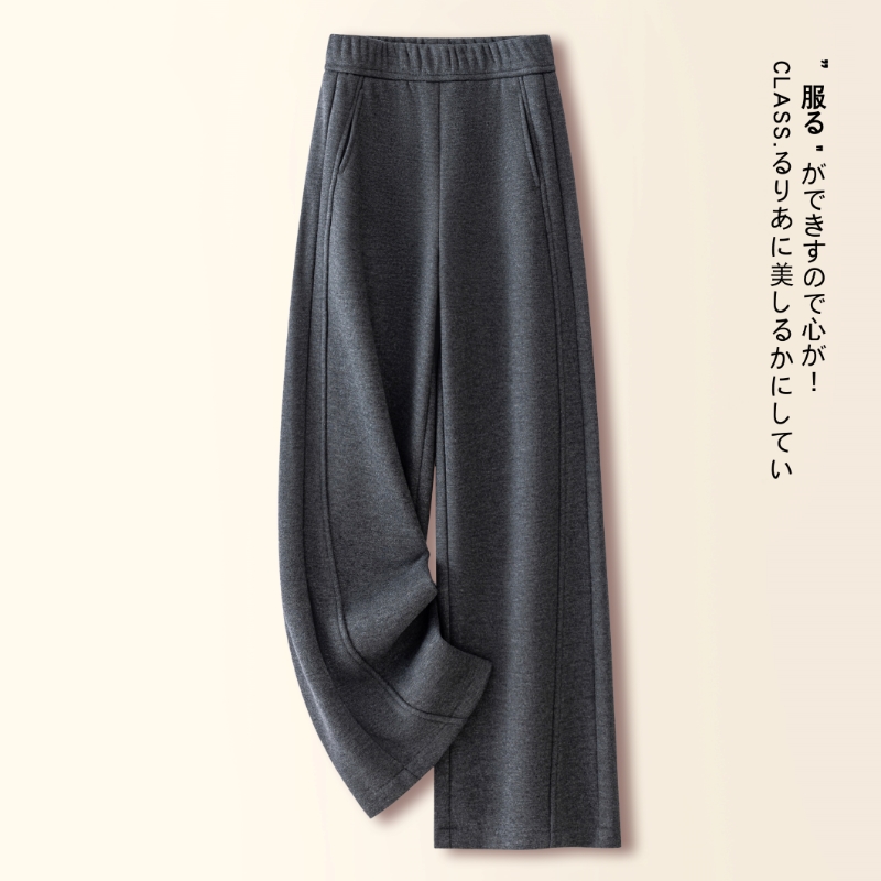 グレー (ロングパンツ/裏起毛タイプ)