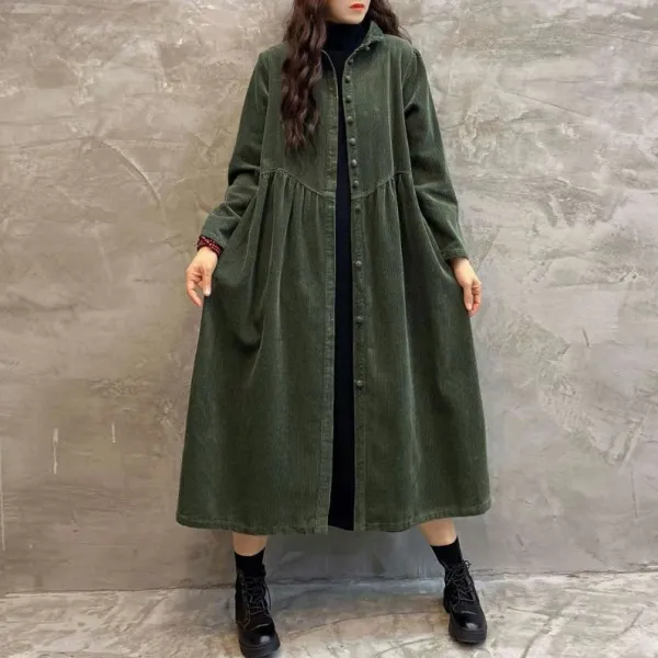 可愛いデザイン 一枚で視線を奪う 通勤/OL  シンプル ギャザー飾り 無地シンプルボタン 森ガール  トレンチコート