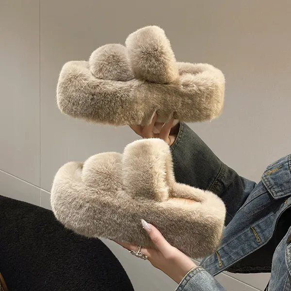 ファー  コットン  冬  厚底  暖かい  新作  秋冬シーズン  レディース