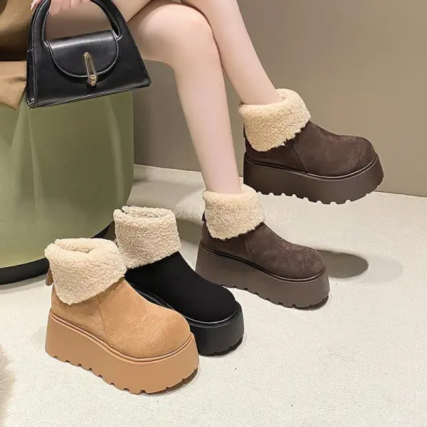 裏起毛  コットン  どんなスタイルにも合う  冬  厚底  暖かい  新作  おしゃれ / ファッション  2025  レディース