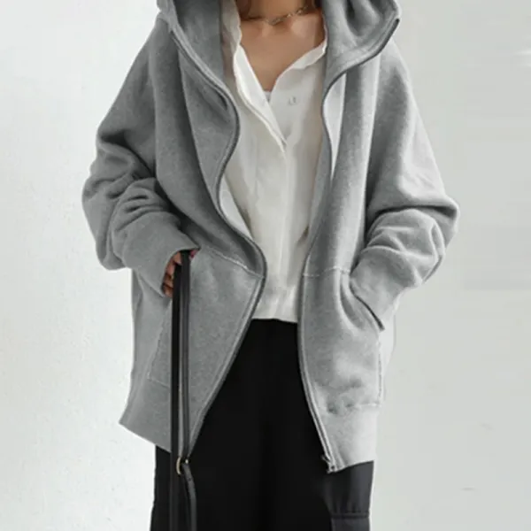 欠かせない アイテム登場 おしゃれ 無地 フード付き 長袖 3色展開 カジュアル 秋コーデ レディースアウター ジャケット