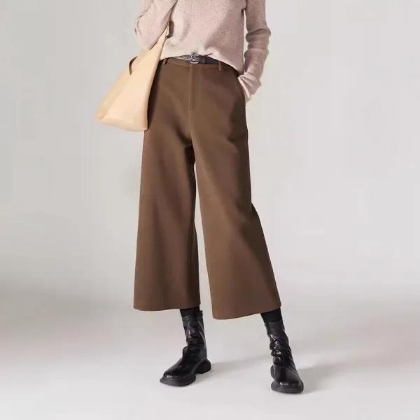 ワイドパンツ  カジュアル  カジュアルパンツ  裏起毛  冬  暖かい  新作  おしゃれ / ファッション  レディース